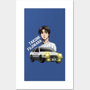 takumi fujiwara { initial d } Posters and Art